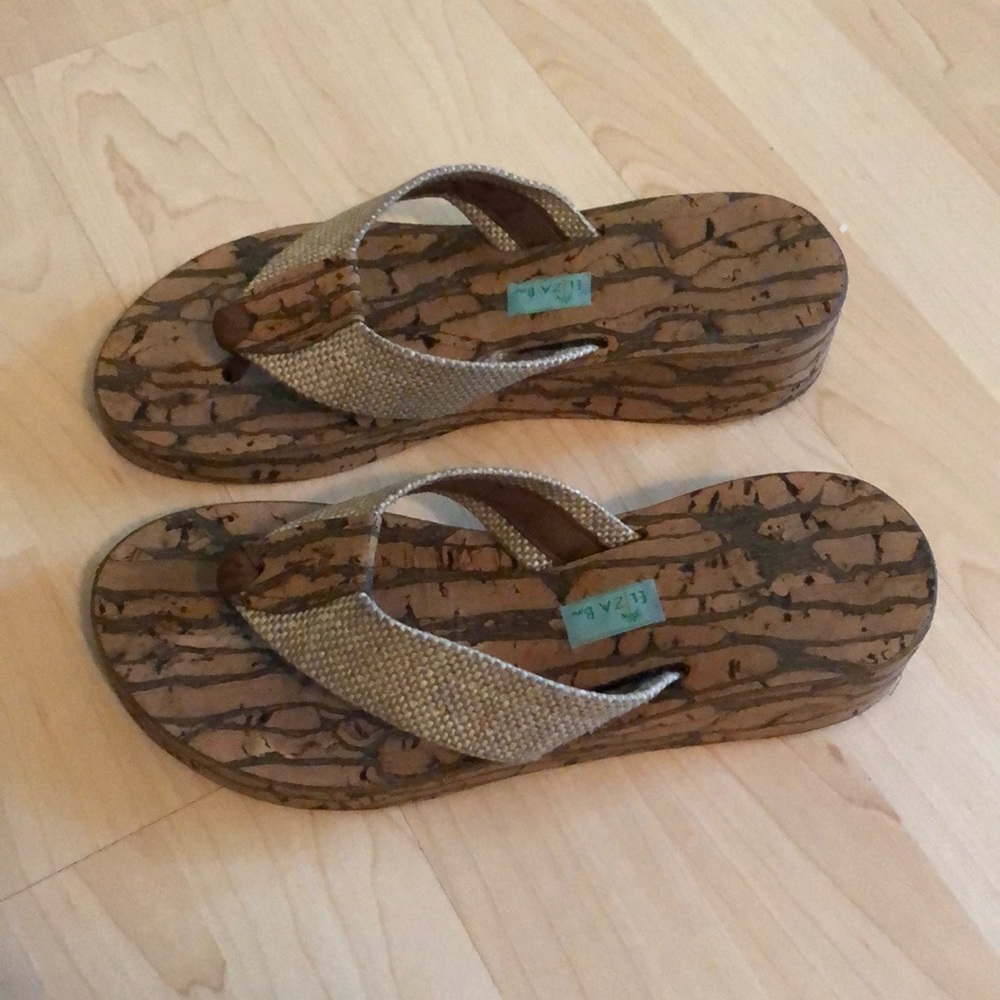 Cork Material Flip Flops